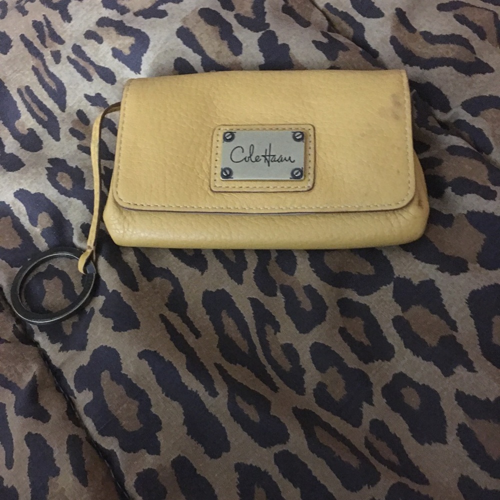 Cole Haan mini wallet with keychain